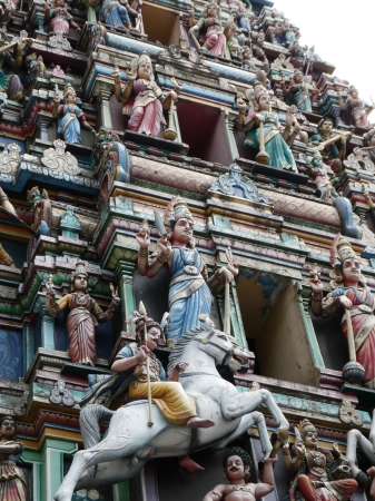 Zdjęcie z Malezji - W dzielnicy chińskiej- świątynia hinduska