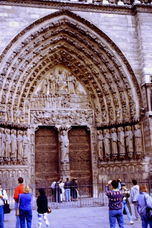 Zdjęcie z Francji - portale katedry
