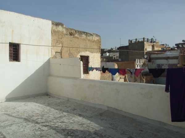 Zdjęcie z Maroka - na dachu