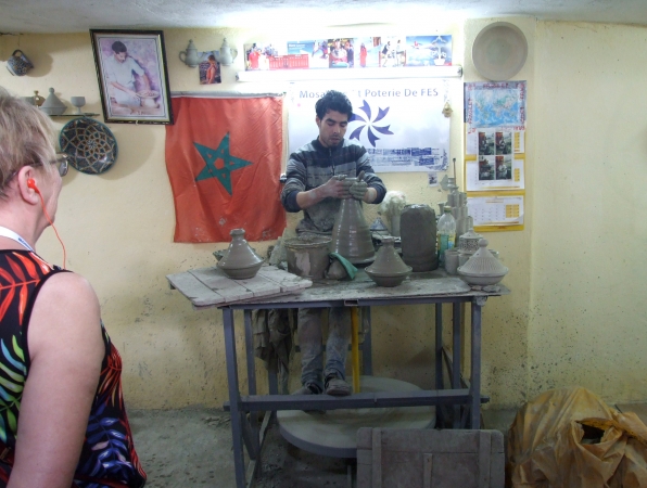 Zdjęcie z Maroka - pan se kręci tadżiny