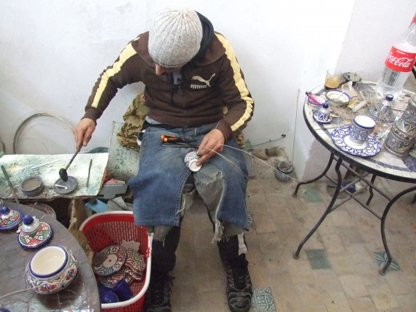 Zdjęcie z Maroka - ozdabianie drutem