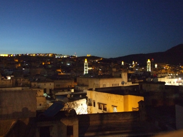 Zdjęcie z Maroka - z tarasu na Fez