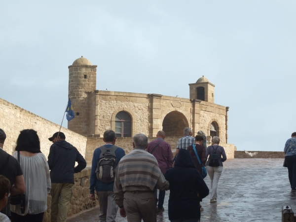 Zdjęcie z Maroka - wchodzimy na bastion