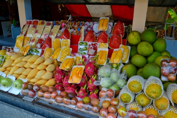 Zdjęcie z Tajlandii - Tu robia soki ze swierzych owocow :)