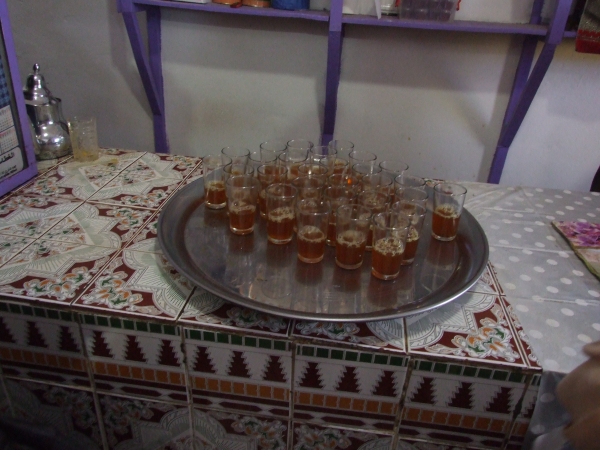 Zdjęcie z Maroka - szafranowa herbatka