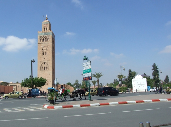 Zdjęcie z Maroka - wiekowy minaret Kutubija