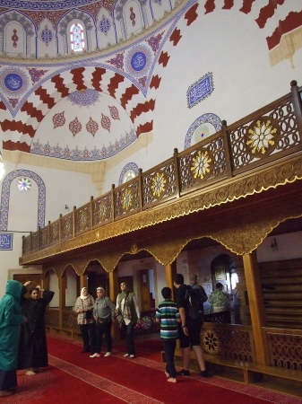 Zdjęcie z Bułgarii - wnętrze meczetu