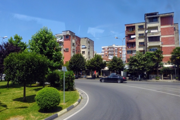 Zdjęcie z Albanii - Szkodra - wjazd do centrum miasta
