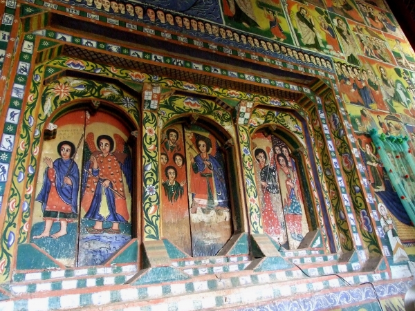 Zdjęcie z Etiopii - kościelne freski