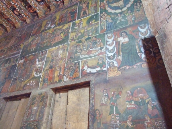Zdjęcie z Etiopii - malowane wnętrze