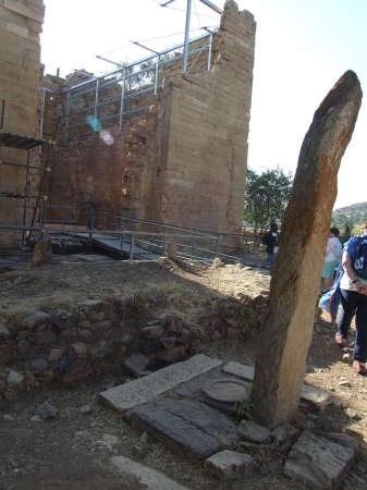 Zdjęcie z Etiopii - przed świątynią