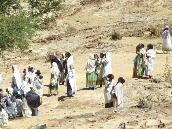 Zdjęcie z Etiopii - wracający z pogrzebu