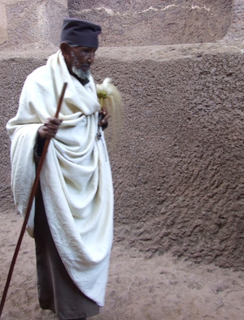 Zdjęcie z Etiopii - jeden z pątników