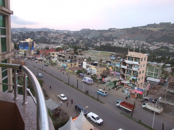 Zdjęcie z Etiopii - widok z balkonu