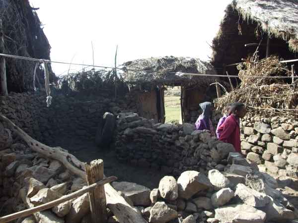 Zdjęcie z Etiopii - migawki z wioski