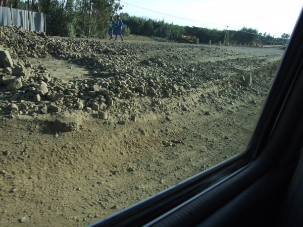 Zdjęcie z Etiopii - odcinek remontowanej drogi