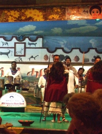 Zdjęcie z Etiopii - kolacja z występami