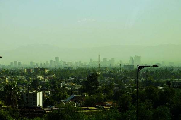 Zdjęcie z Meksyku - i przed nami wielka stolica; miasto-gigant! miasto-moloch! 