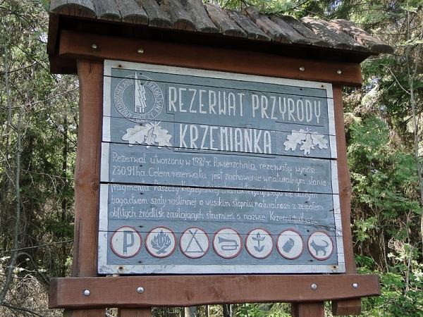 Zdjęcie z Polski - Na początek rezerwat Krzemianka.