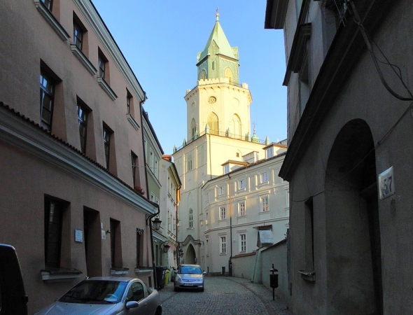 Zdjęcie z Polski - Na Jezuickiej - z widokiem na Wieżę Trynitarską.