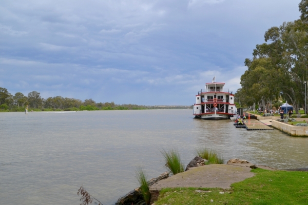 Zdjęcie z Australii - Stary parowiec Marion na rzece Murray