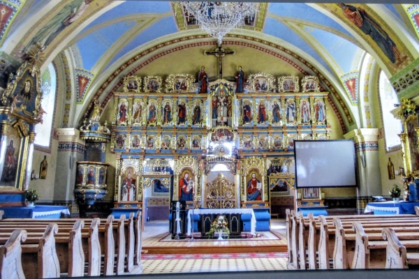 Zdjęcie z Polski - a to jest wnetrze kościółka (d. cerkwii) w Jaworkach k/ Szczawnicy