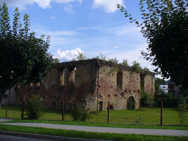 Zdjęcie z Polski - ruiny synagogi w Dukli