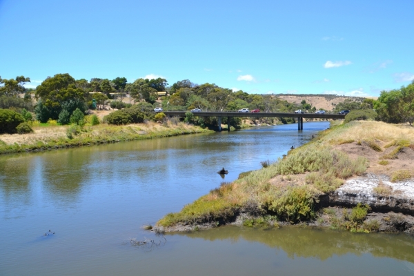 Zdjęcie z Australii - Rzeka Onkaparinga - most kolo Old Noarlunga