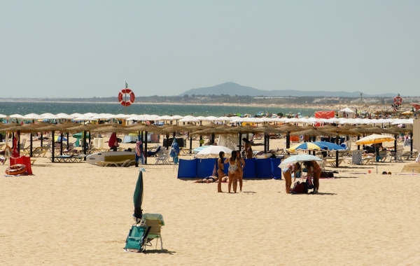 Zdjęcie z Portugalii - plaża w Monte Gordo