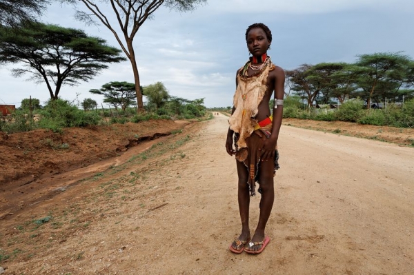 Zdjęcie z Etiopii - Dziewczyna Hamar