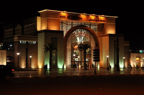 Zdjęcie z Maroka - Dworzec w Marrakeszu