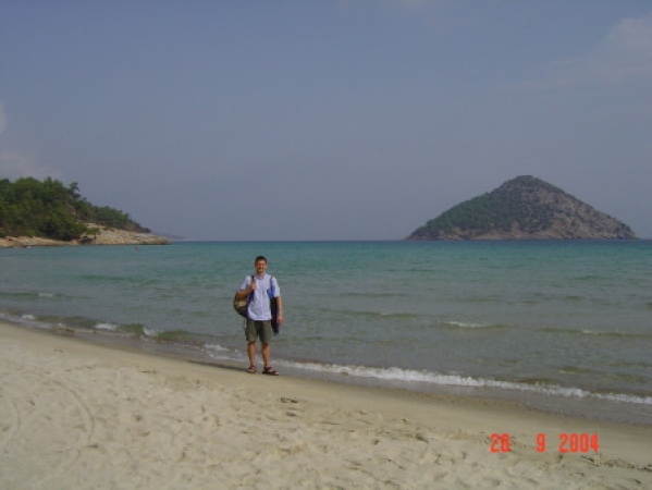 Zdjęcie z Grecji - rajska plaża nudystów....