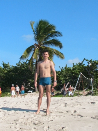 Zdjęcie z Kuby - Marco na kubańskiej plaży