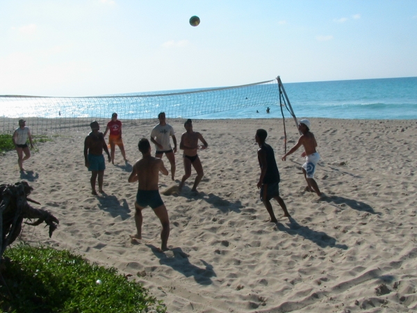 Zdjęcie z Kuby - siatkówka plażowa