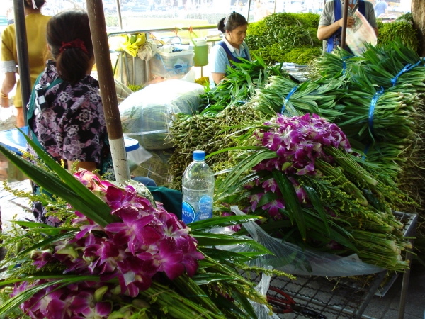 Zdjęcie z Tajlandii - Bangkok targ kwiatowy