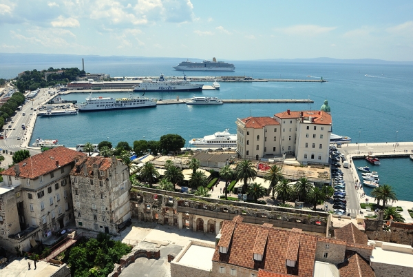 Zdjęcie z Chorwacji - panorama  na Adriatyk 
