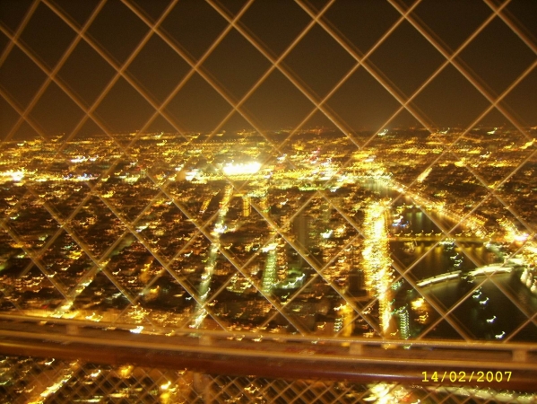 Zdjęcie z Francji - widok z wieży Eiffla