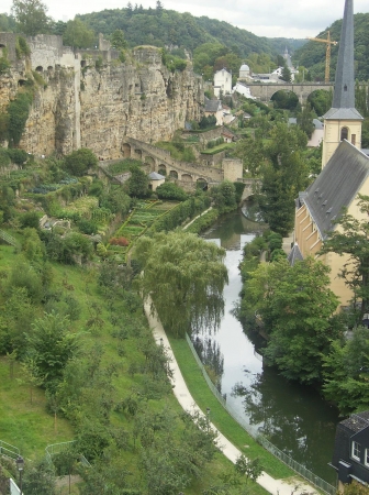 Zdjęcie z Luksemburgu - Fortyfikacje miejskie
