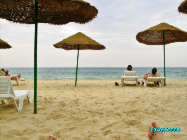 Zdjęcie z Tunezji - Plaża w Hammamet