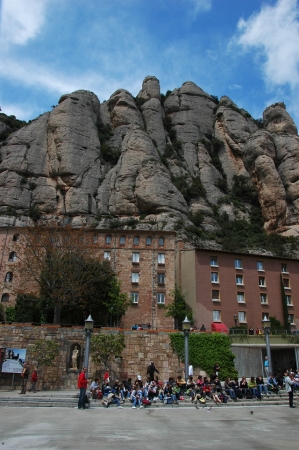 Zdjęcie z Hiszpanii - widok na Montserrat