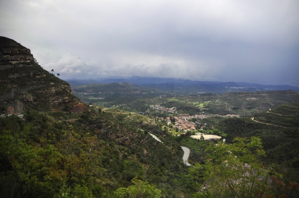 Zdjęcie z Hiszpanii - panorama z Montserrat