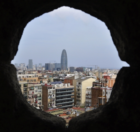 Zdjęcie z Hiszpanii - panorama z iglicy