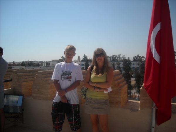 Zdjęcie z Tunezji - ja z bratem