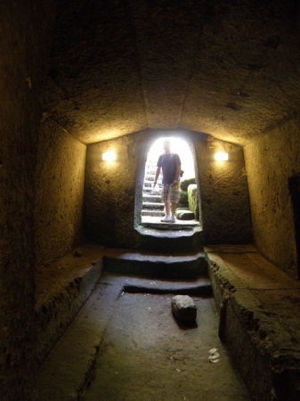 Zdjęcie z Włoch - Wnętrze komory grobowej