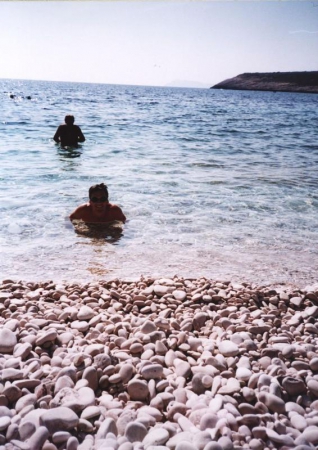 Zdjęcie z Chorwacji - Typowe plaże w Chorwacji