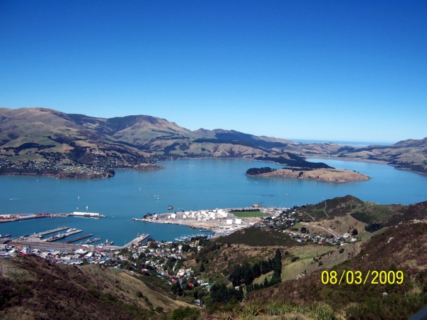 Zdjęcie z Nowej Zelandii - Widok na port...