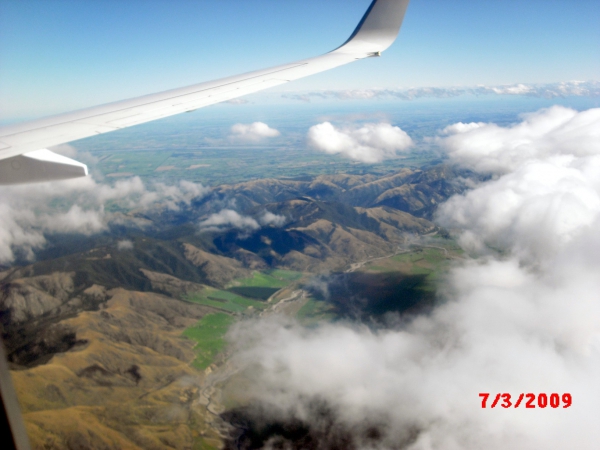 Zdjęcie z Nowej Zelandii - Pod nami gory...
