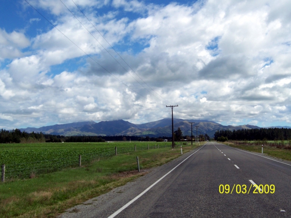 Zdjęcie z Nowej Zelandii - Droga z Christchurch do..