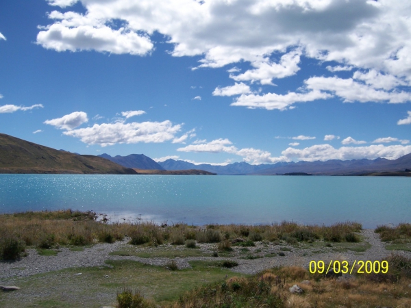 Zdjęcie z Nowej Zelandii - JezioroTekapo