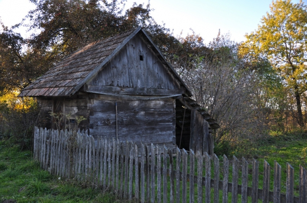 Zdjęcie z Polski - wiejskie chaty - Podlasie
